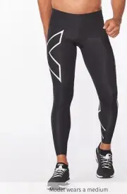 Brand New In Box 2XU Men's COMPRESSION TIGHT MA3849b-BLK/ SIL Size S RRP $149.99