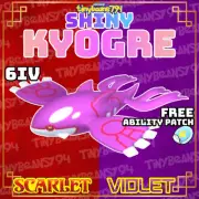 ⭐EVENT SHINY KYOGRE⭐Hypertrained 6IV⭐Pokemon Scarlet and Violet⭐