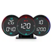 Digital Gauge Car HUD Head Up Display GPS Speedometer KM/H Overspeed Alarm Icon (for: Honda)