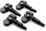 Set of 4 Veritek VPS001 315mhz TPMS Tire Pressure Sensors Replacement for Lexus Toyota w/Black Aluminum Valve Stems Replaces 4260706090 4260753020 4260712010 4260702050 4260702100 SU00309715