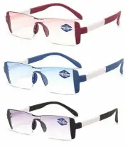 Bifocal Men Women Stylish Tinted Reader Sun Bifocal Reading Glass +1.0~+4.0