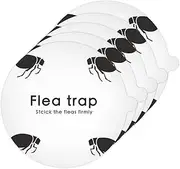 Flea Trap Sticky Sticker Disposable Fly Killer Paper Round Simple Installation Glue Discs for Home 5PCS Fleas & Mites