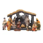 Christmas Nativity Manger Group Scene Decoration Gift Box Christmas Gift2820