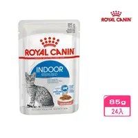 在飛比找momo購物網優惠-【ROYAL 法國皇家】室內貓主食濕糧 IN27W 85g*