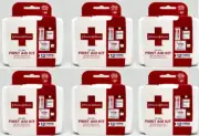 Johnson & Johnson First Aid To Go 12 Item Mini First Aid Kit (6 pack)