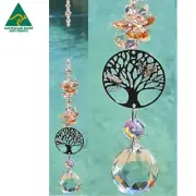 Tree of Life Crystal Suncatcher, Handmade in AU- gift for her mum, suncatchers