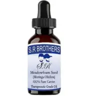 S.R Brothers Meadowfoam Seed 100% Pure & Natural Moringa Oleifera Carrier Oil