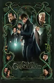 AA1374 Fantastic Beasts Crimes of Grindelwald 2018 Green Movie Poster 11x17