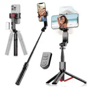 COOL DIER Handheld Gimbal Smartphone Stabilizer with Fill Light Extension Q2L7