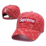 SUPREME LV 可調節嘻哈帽子帽子 SNAPBACK 經典棒球帽透氣時尚中性刺繡可調節回彈太陽帽