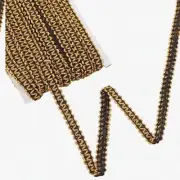 GlimmerLace 20-Yard Metallic Trim: 1/2" Black Woven Ribbon for Dress, Upholstery