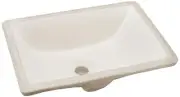 Nantucket Sinks UM-16x11-B 16-Inch x 11-Inch Undermount Rectangle Biscuit Sink
