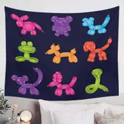 Dogs Shape Balloons Tapestry
