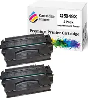 2 Pack Compatible Toner Cartridge Replacement for HP Q5949X 49X (6,000 Pages) for HP Laserjet 1320 1320n 1320nw 1320t 1320tn 3390 3392