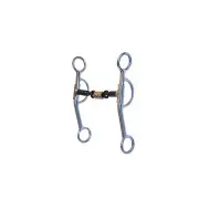 Metalab Loose Cheek Snaffle Bit 5.25 Inch Cheek
