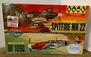 HAWK Supermarine Spitfire Mk 22 & Messerschmitt BF 109G Value Pack 2 Models NEW