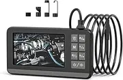 Industrial Endoscope Camera with Light,HD1080P 4.3 Inch 8LED Digital Borescope Inspection Camera,IP67 Waterproof Camera with Holder for Pipe Sewer Car,10