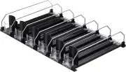 Uxcell Self Pushing Drink Can Organizer for Shelf or Wall Fridge Pantry