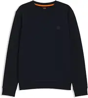 [BOSS] Men's Westart Relaxed Fit Cotton Sweatshirt with Logo Patch