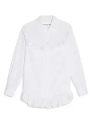 [COMME des GARCONS GIRL] Ruffle Midi Shirt