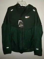 NWT MENS L NIKE SPHERE SHIELDRUNNER SHIELD WATER WIND RESISTANT RUNNING JACKET