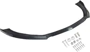 Carbon Fiber 3 Pieces Car Front Bumper Canard Lip Splitter Body Shovels Bumper Lip Spoiler Replacement for Mustang 2015-2017 VCXN