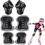 Kids Knee and Elbow Pads, Comfortable Elbow Pads for Kids | Flexible Protector for Outdoor Activities Cycling Rollerblading Scootering