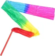 KICHOUSE Gymnastic Training Ribbon Fitness Dance Ribbons Performing Dancing Accessories Gymnastics Streamer Wand