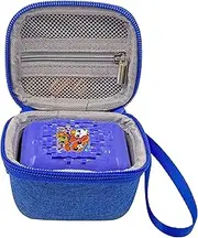 LeoTube Hard Carrying EVA Case Compatible with Bitzee Digital Pet Interactive Virtual Toy, Storage Travel Holder for Bitzee Virtual Electronic Pets Accessories for Kids (Case Only) (Blue)