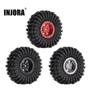 INJORA 1.0 Beadlock Wheels and Tires S5 Super Soft Sticky for TRX4M SCX24 FCX24