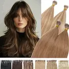 NANO RING 100% Russian Real Human Hair Extensions DIY Loop Micro Beads Tip Thick