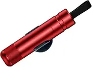 Protexor Safety Hammer & Seatbelt Cutter, 2 in 1 Car Window Breaker Seatbelt Cutter Glass Window Breaker Under Water, Life Hammer Car Emergency Escape Tool Keychain and Seatbelt Cutter(Red)