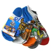 PAW PATROL 5 PACK Kids Boys Anklet Socks Size 5-6.5 Shoes 4-7.5- Toddler *NEW*