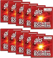 GHS Strings GB8 1/2-10 Pack - Guitar Boomers Set, Nickel-Plated Electric Guitar Strings Ultra Light + (8 1/2-40), Pack of 10