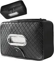 Backseat Tissue Organizer - with Zip and Glasses Clip Auto Tissue Box - Visor Napkin Holder High Capacity Backseat Tissue Organizer for Car Accessories) Borato