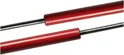 Rear Tailgate Struts 2016-2020 Compatible With Mustang 6th Without Spoiler Trunk Boot Lift Supports Springs Rod Prop Bar Shock Absorber(Red carbon fiber)