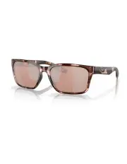 [Costa Del Mar] Palmas Silver Polarised Sunglasses in Coral Tortoise