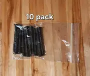 (10) qty Heavy duty 7x70mm Black Hafele Confirmat assembly Screws 13mm head