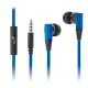 Genius HS-M230 耳道式密閉型噪音隔絕式耳機麥克風-(藍色)