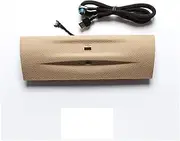LED Ambient Light Cigarette Atmoshpere Lamp 9 Color Dashboard USB Audio Cover Compatible with BMW 3 /GT/4-Series F30 F32 F34 F36 2012-2019(Beige)