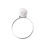 2 Pcs Towel Ring Holder Kitchen Suction-Cup Roll Paper Storage Organizer Rack Hanger