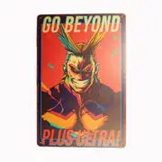 Tin Sign Go Beyond Plus Uetra Sprint Drink Bar Whisky Rustic Look