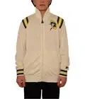 STARTER Mens Green Bay Packers Track Jacket Sweatshirt, Off-White, Large