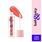 Blue Heaven Lush & Juicy Lip Plumping Wand Natural Finish, Coral Touch, 4.2ml