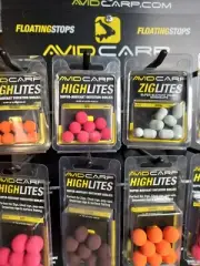 AVID CARP Highlites Imitation Boilies 10, 14mm & 12 mm ZigLites Carp Fishing