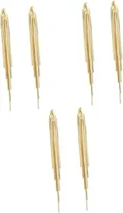 [Holibanna] 2 Pairs Gold Tassel Earrings Women Tassel Earrings Punk Earrings Tassel Ear Jewelry Pendant Earrings Women Earrings Long Tassel Earrings Women Dangle Earrings Dangle Drop Earrings