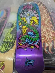 Santa Cruz Jason Jessee NEPTUNE Metallic re-issue skateboard deck