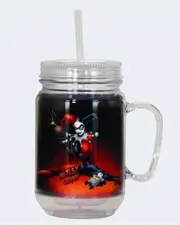 Harley Quinn W/Bomb Mason Jar