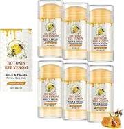 Bee Venom Firming Serum Stick, Glossy Body Serum for Wrinkles Magic Cream, Retinol Stick for all Skin Types, Plumps and Firms Skin & Wrinkle-Reducing Tight Cellulite Cream for Face & Body (6pcs)
