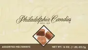 Philadelphia Candies Assorted Meltaway Truffles, Milk Chocolate 1 Pound Gift Box